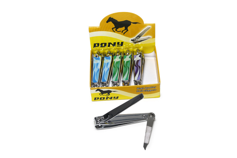 CORTADOR UNHA METAL G 7,5CM C12 ESTAMPADO 