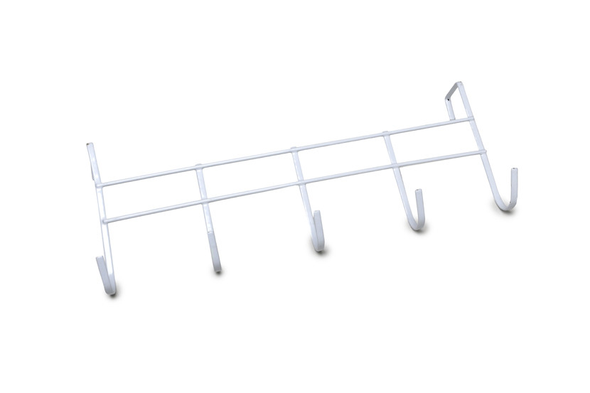 CABIDE METAL PORTA 5 GANCHOS 38X15CM  X12