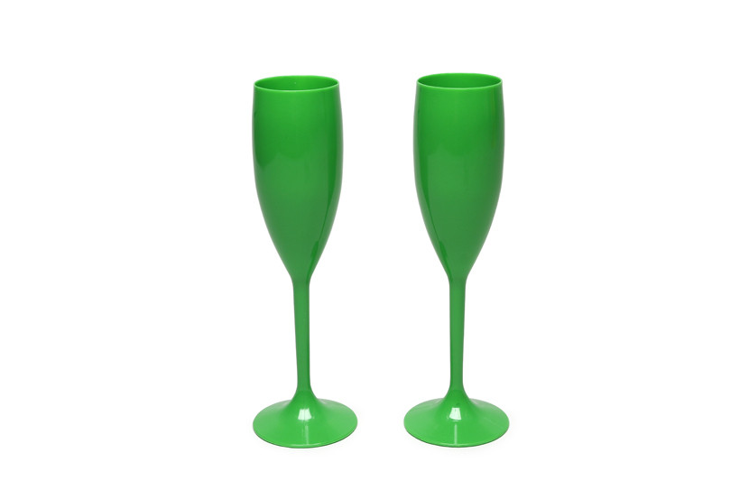 TACA CHAMPANHE FECHADO NEON VERDE 150ML