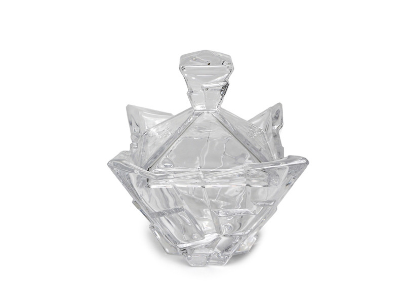 BOMBONIERE VIDRO TRANSP 750ML 16X18,5CM