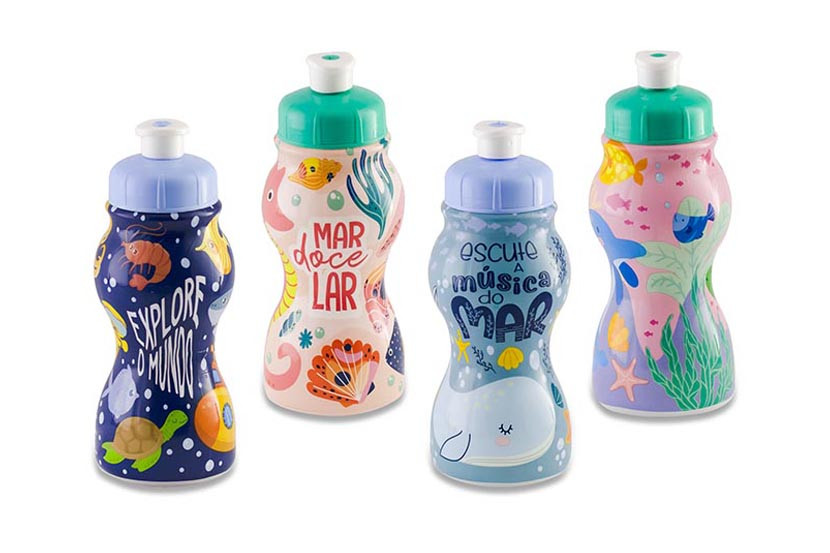 GARRAFA SLEEVE 250ML FUNDO DO MAR
