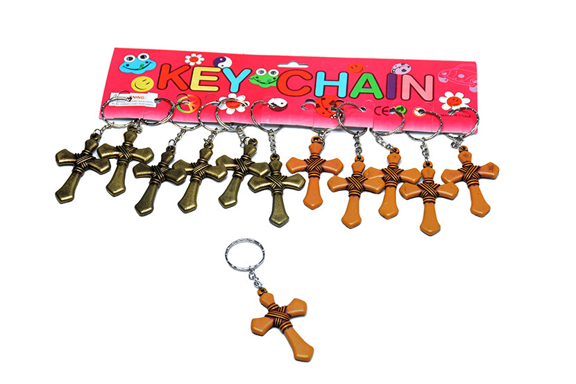 CHAVEIRO PLAST CRUCIFIXO  