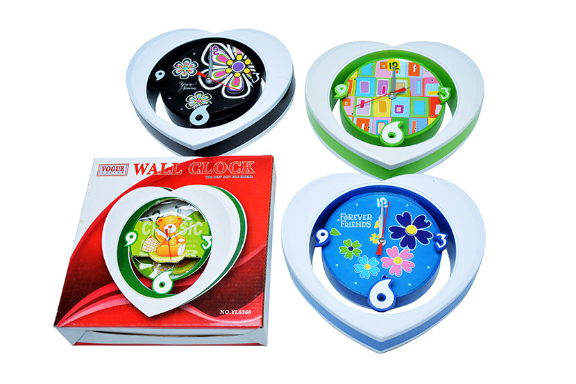 RELOGIO PAREDE PLAST CORACAO VAZADO 