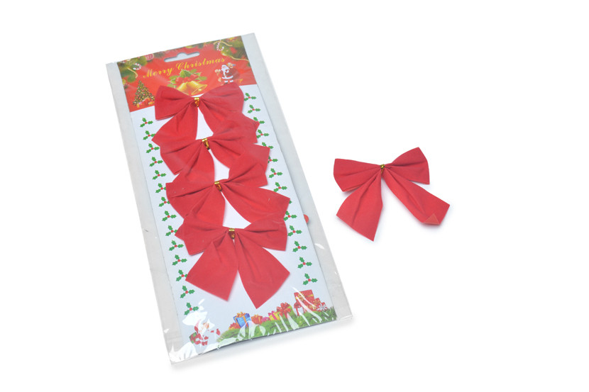 LACO NATAL POLIESTER C04 VERMELHO 8X8CM  X12