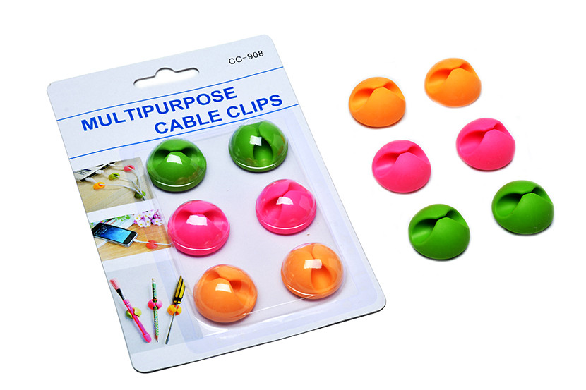SUPORTE PLAST CABO COLORIDO C06