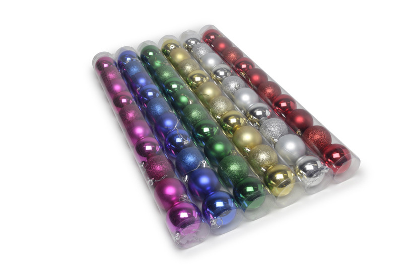 BOLA NATAL PLAST 6CM C10 N?6