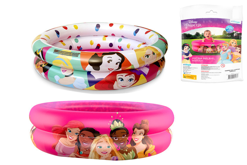 PISCINA INFLAVEL 37L PRINCESAS 65X17CM