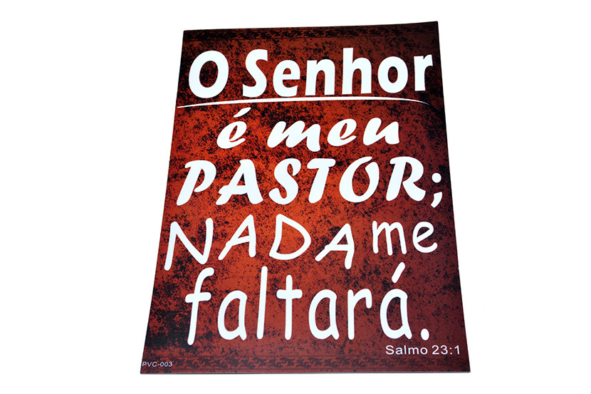 PLACA DECORATIVA SENHOR 30X20CM  X10