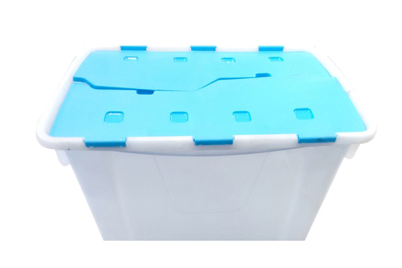 CAIXA PLAST ORGANIZADORA TPA AZUL 41X60X43CM