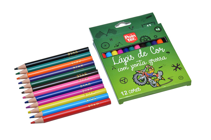 LAPIS COR C12 MENINO P  X20