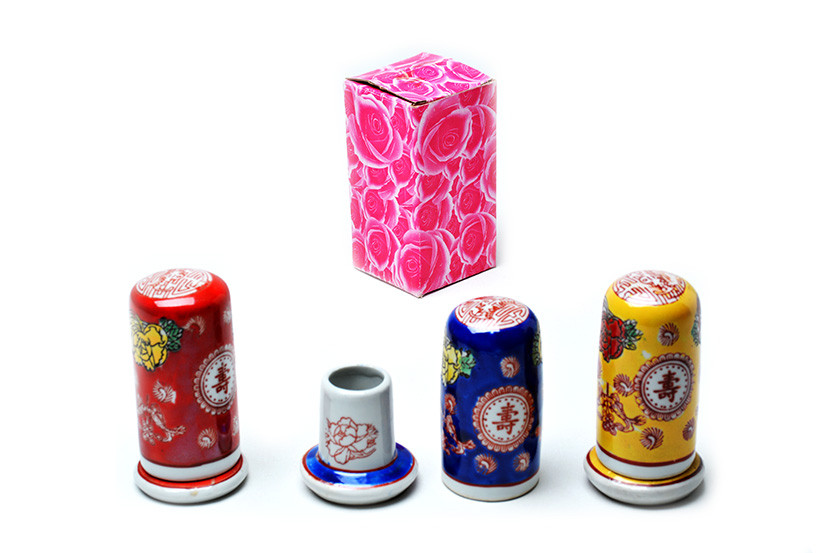 ENFEITE CERAMICA PALITEIRO COLOR 