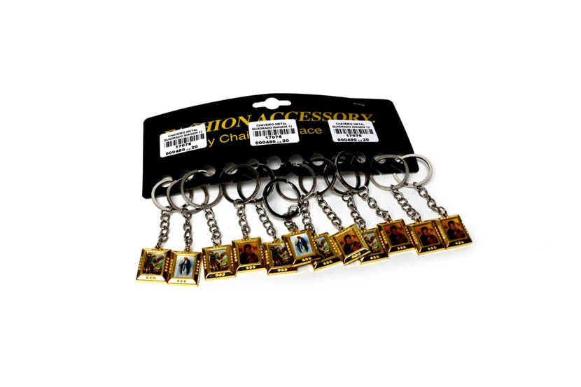 CHAVEIRO METAL QUADRADO IMAGEM