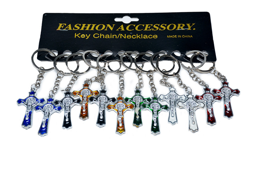 CHAVEIRO PLAST CRUCIFIXO