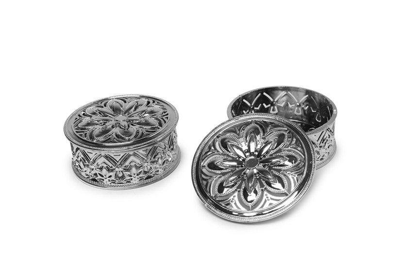 LEMBRANCINHA POTE PLAST RED TPA PRATA  X12