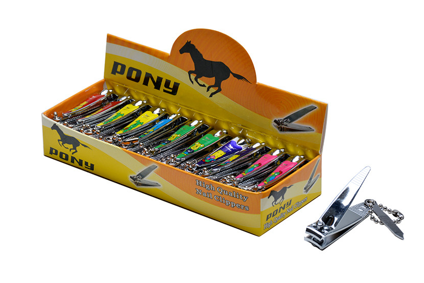 CORTADOR UNHA METAL M 5CM C24 ESTAMPADO