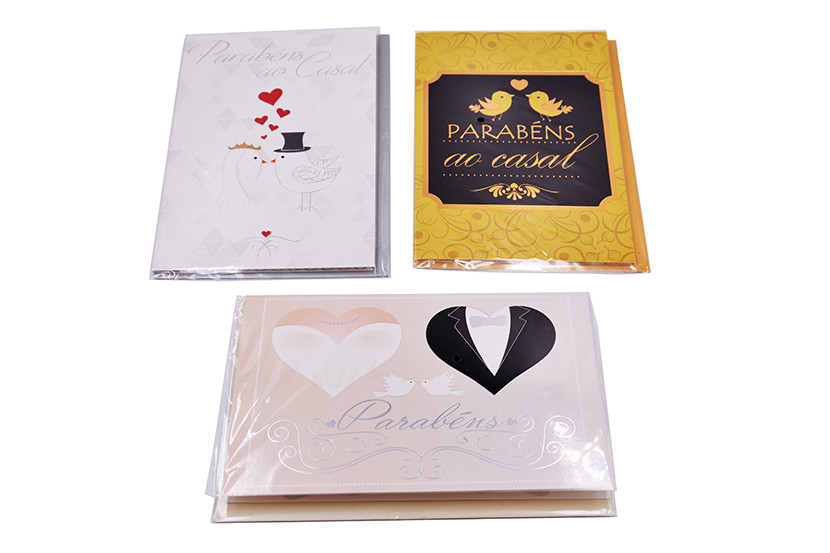CARTAO COMEMORATIVO CASAMENTO  X180
