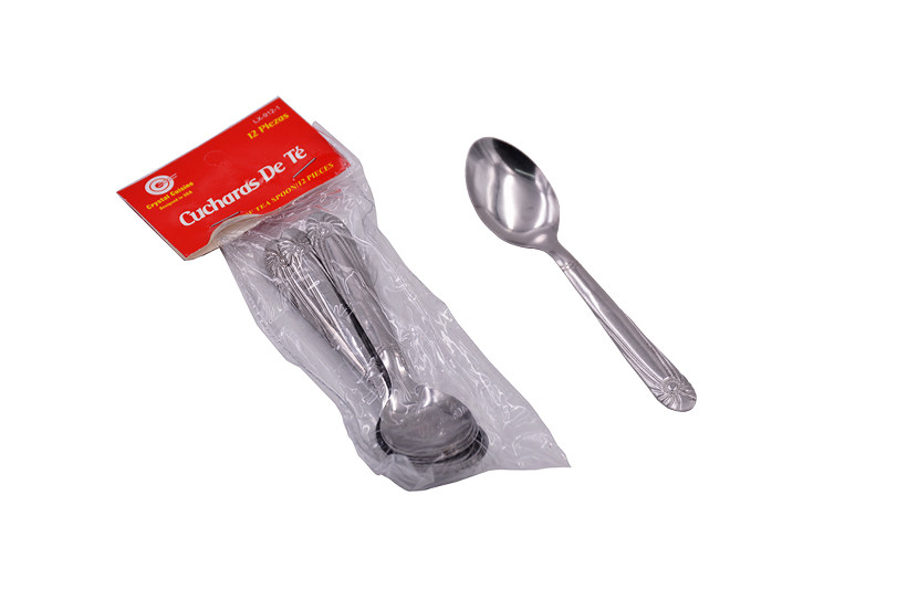 CONJUNTO DE COLHERES PARA SOBREMESA DE METAL 