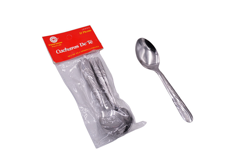 CONJUNTO DE COLHERES PARA SOBREMESA DE METAL 