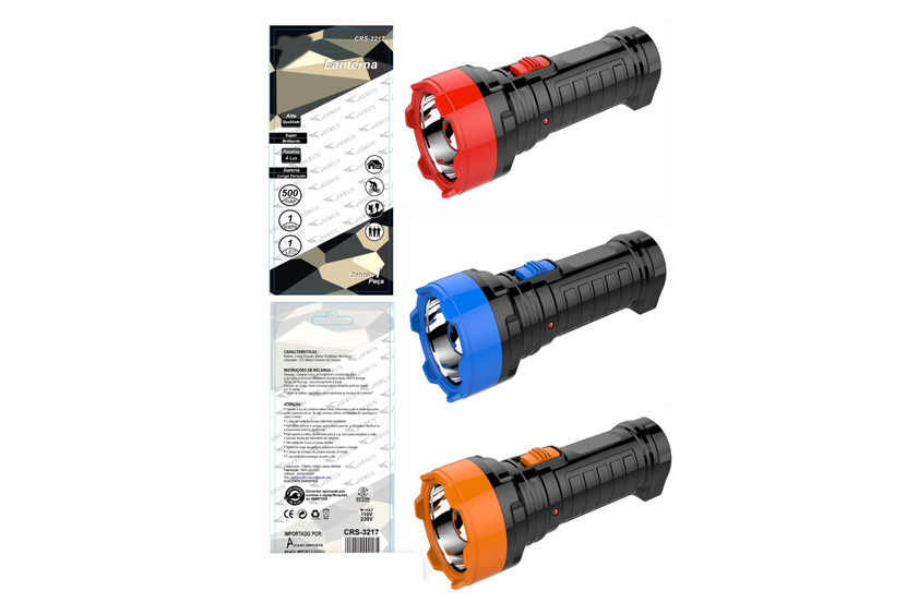 LANTERNA LED RECARREGAVEL