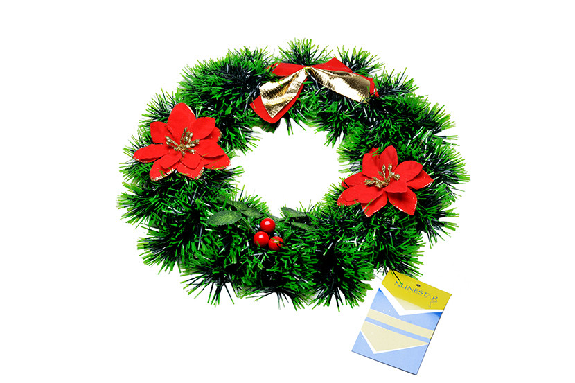 ENFEITE NATAL GUIRLANDA LACO PLAST 25CM