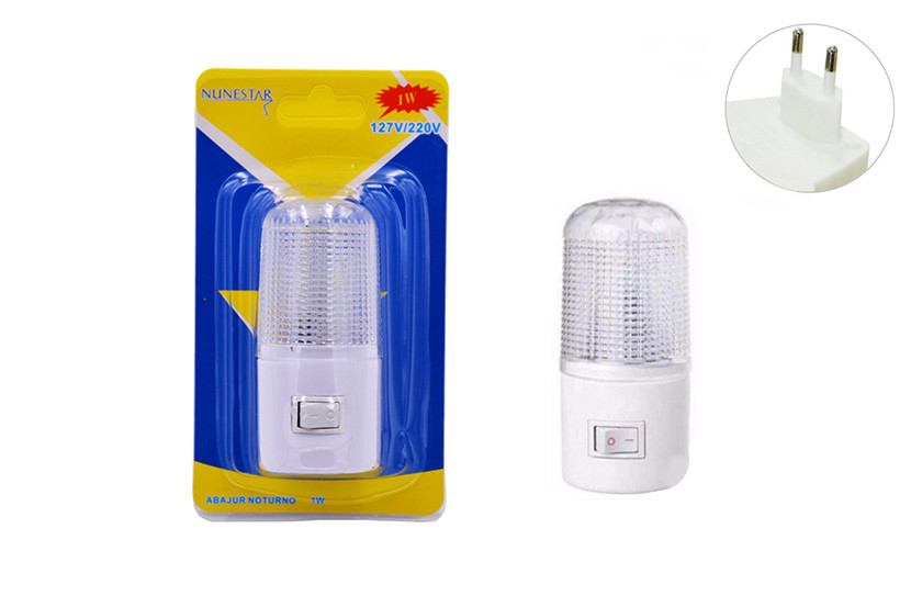 ABAJUR NOTURNO TOMADA 1W  X60