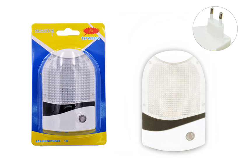 ABAJUR NOTURNO TOMADA 1W  X60