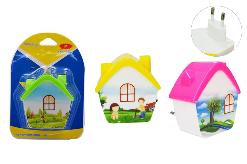 ABAJUR NOTURNO TOMADA CASA  X40