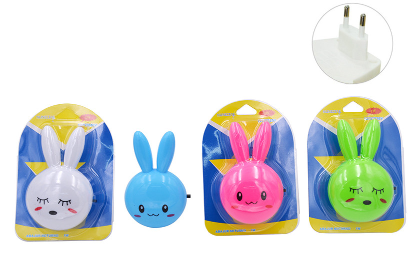 ABAJUR NOTURNO TOMADA COELHO  X40