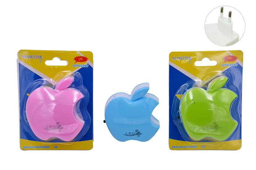 ABAJUR NOTURNO TOMADA MACA  X40