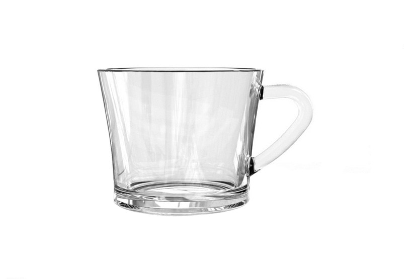 XíCARA DE VIDRO TRANSPARENTE