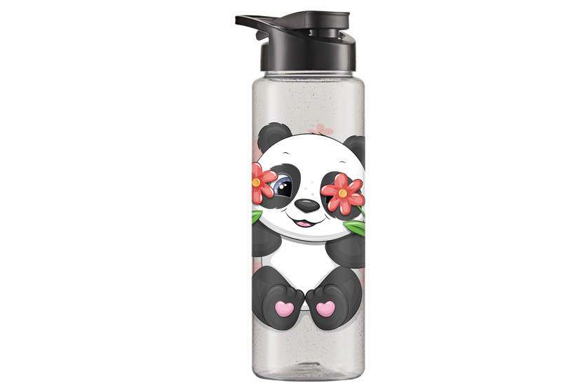 GARRAFA SQUEEZE SPORT TR GLITTER PANDA 750ML