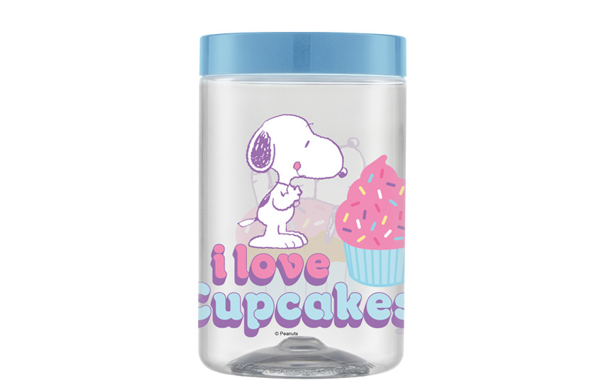 POTE PLAST TRANSP TPA AZUL SNO CUPCAKE 1500ML