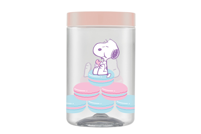 POTE PLAST TRANSP TPA ROSA SNOPY DOCES 1500ML