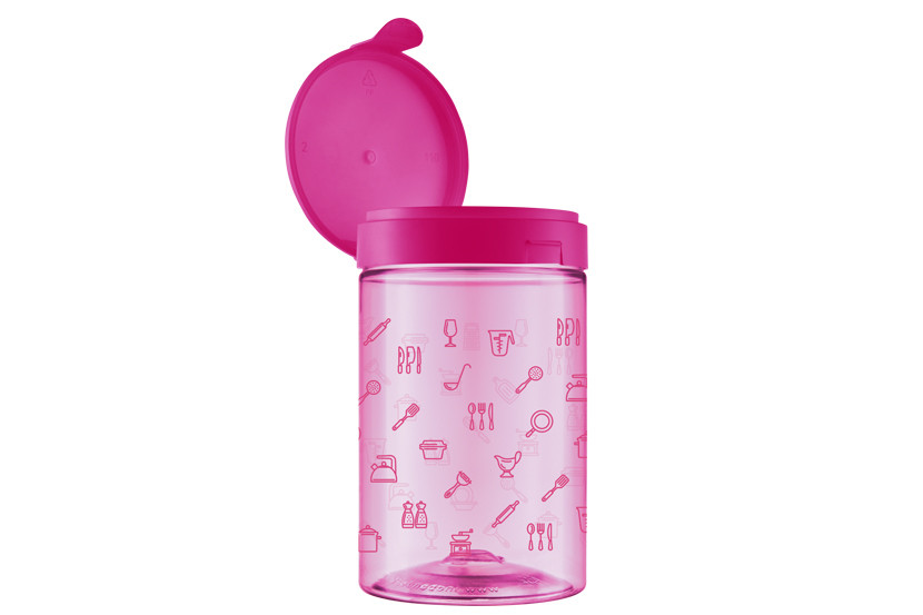 POTE PLAST TRANSP TPA ROSA OBJ COZINHA 1500ML