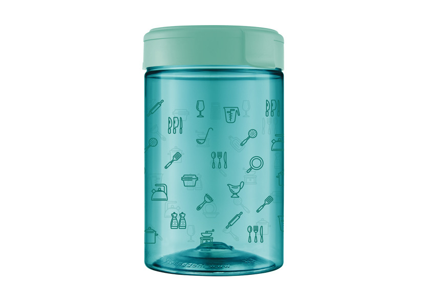 POTE PLAST TRANSP TPA VERDE OB COZINHA 1500ML