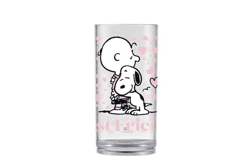 COPO ACRILICO TRANSP BEST FRIENDS 400ML