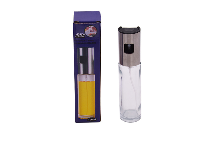 PORTA AZEITE VIDRO INOX