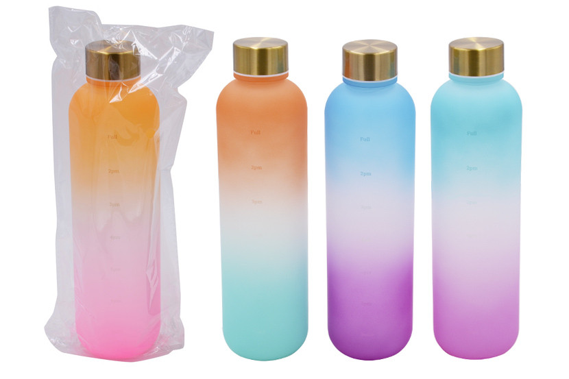 GARRAFA PLAST COLOR 1000ML TPA METAL