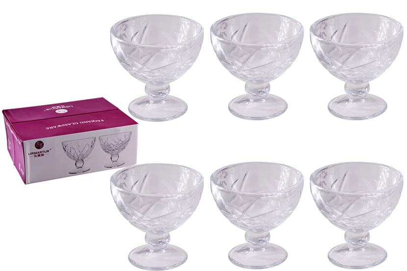 TACA VIDRO TRANSP SOBREMESA C06 260ML