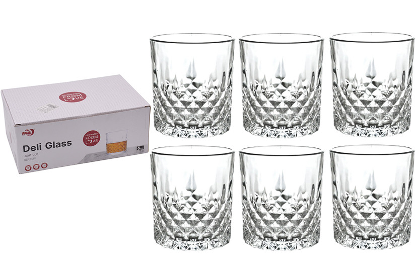 COPO VIDRO WHISKY TRANSP C06 340ML BALAOZINHO