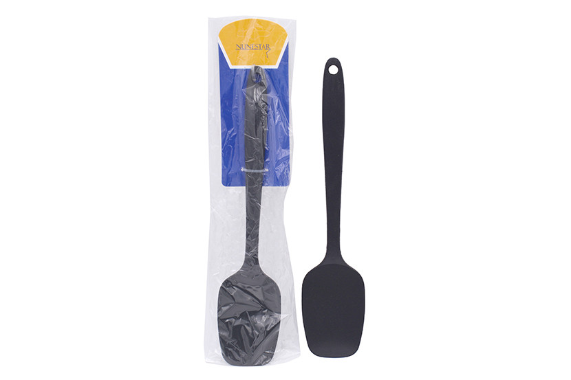 SILICONE PRETO - ESPATULA 27,5CM  X36