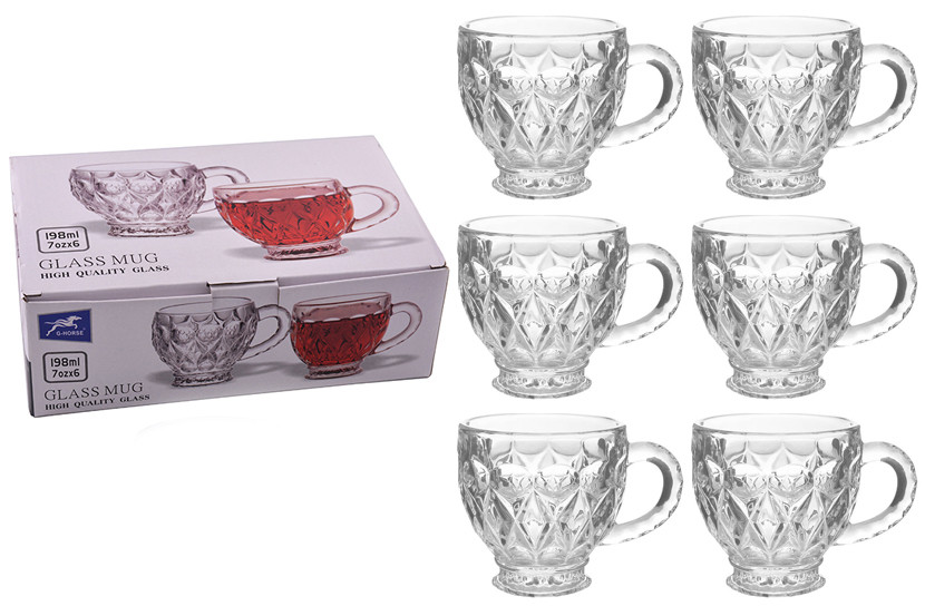 XICARA VIDRO TRANSP C06 198ML BALAO