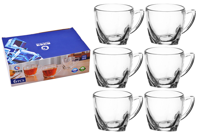 XICARA VIDRO TRANSP C06 200ML F TRIANG LISA