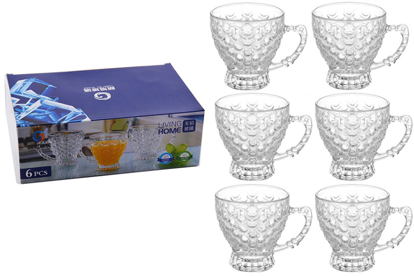 XICARA VIDRO TRANSP C06 195ML ESCAMA