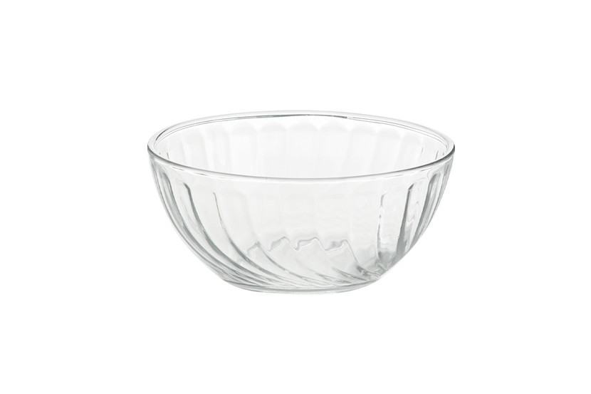 TIGELA VIDRO TRANSP 12CM 350ML ONDAS X6