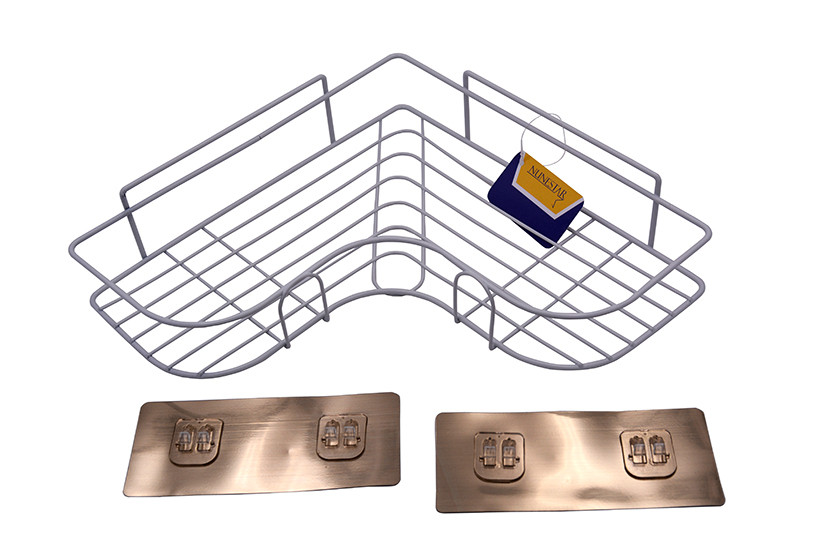 PRATELEIRA CANTONEIRA METAL BRANCA