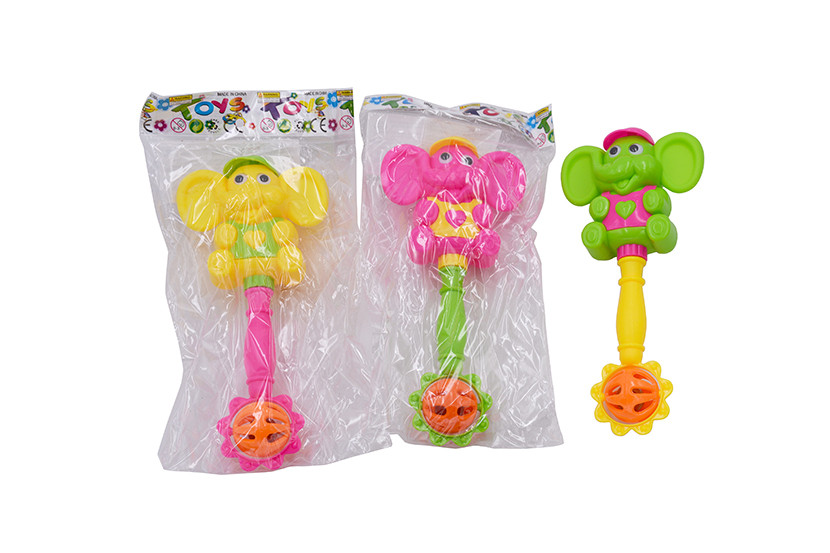 CHOCALHO PLAST ELEFANTE 22CM