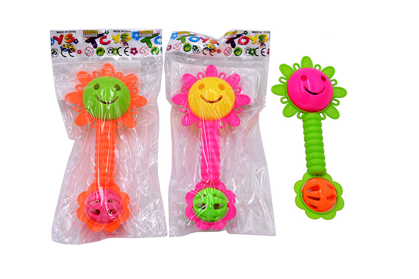 CHOCALHO PLAST GIRASSOL 19CM