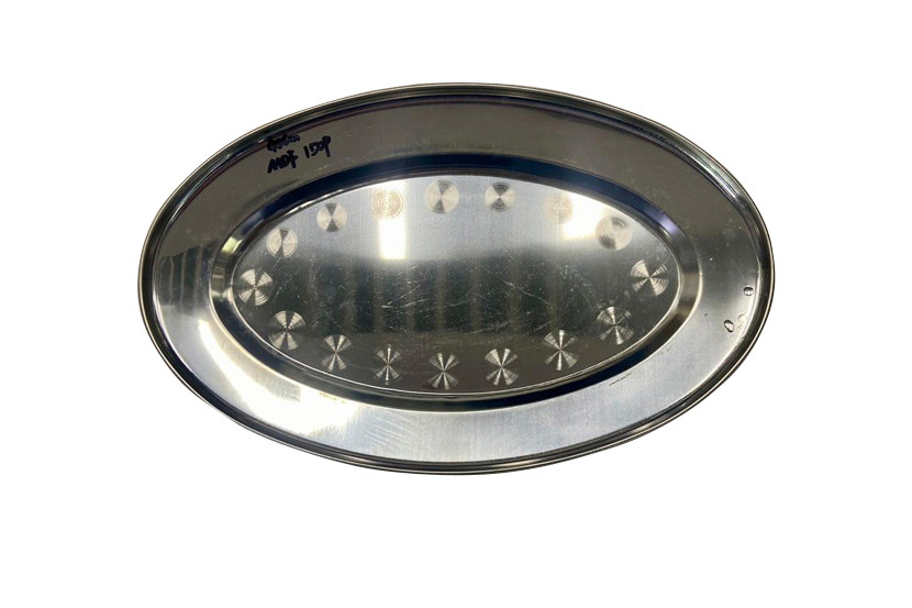 BANDEJA INOX OVAL 39CM  X12