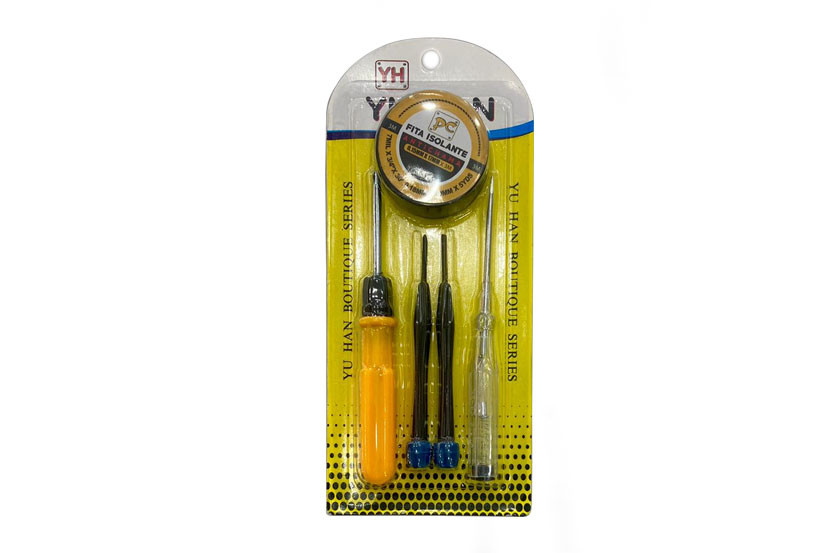 CHAVE FENDA C04 + FITA ISOLANTE  X12